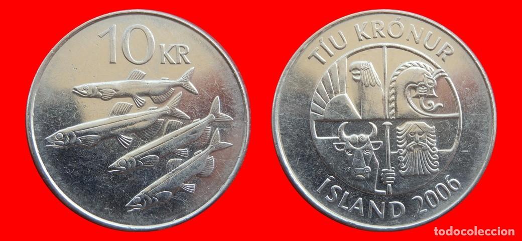 Monedas antiguas de Europa: 10 CORONAS 2006 ISLANDIA-153408