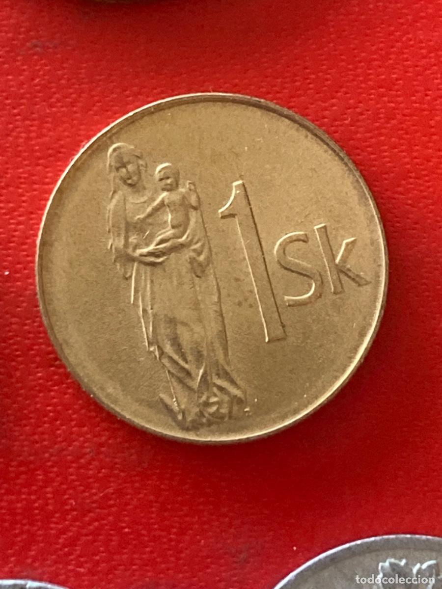 Monedas antiguas de Europa: M&uuml;nze M&uuml;nzen Umlaufm&uuml;nze Slowakei 1 Krone 1993