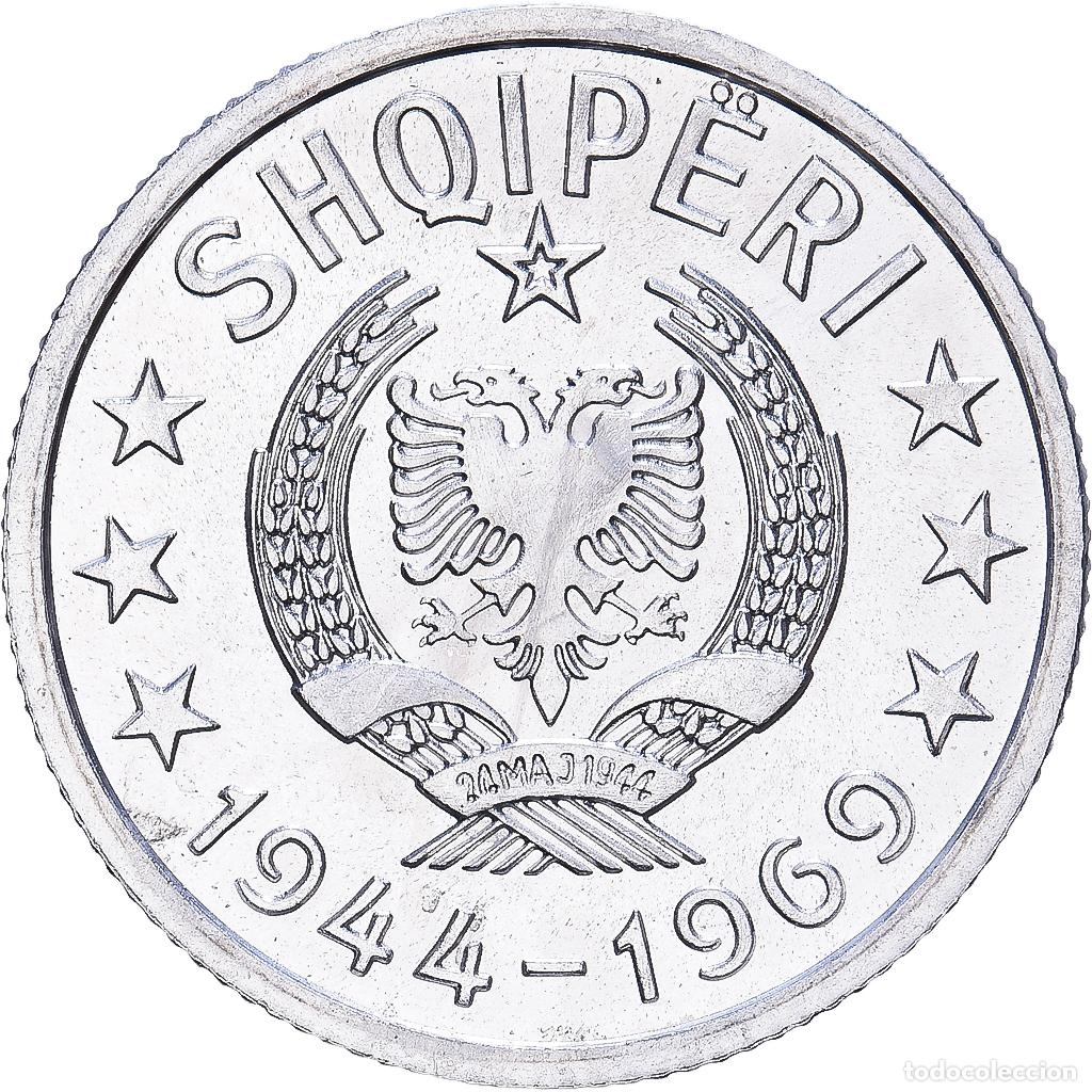 Monedas antiguas de Europa: [#1224603] Albania, 10 Qindarka, 1969, Aluminio, SC+, KM:45