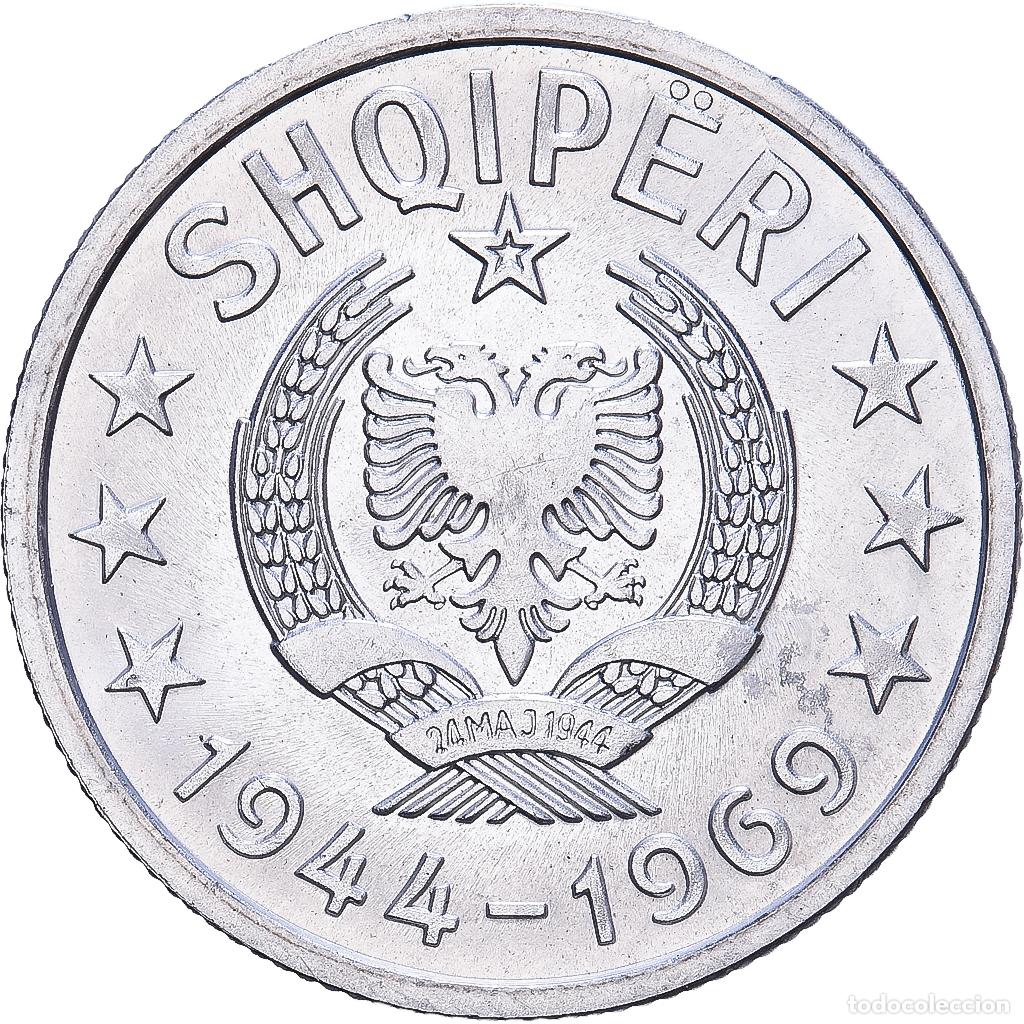 Monedas antiguas de Europa: [#1224602] Albania, 20 Qindarka, 1969, Aluminio, SC+, KM:46