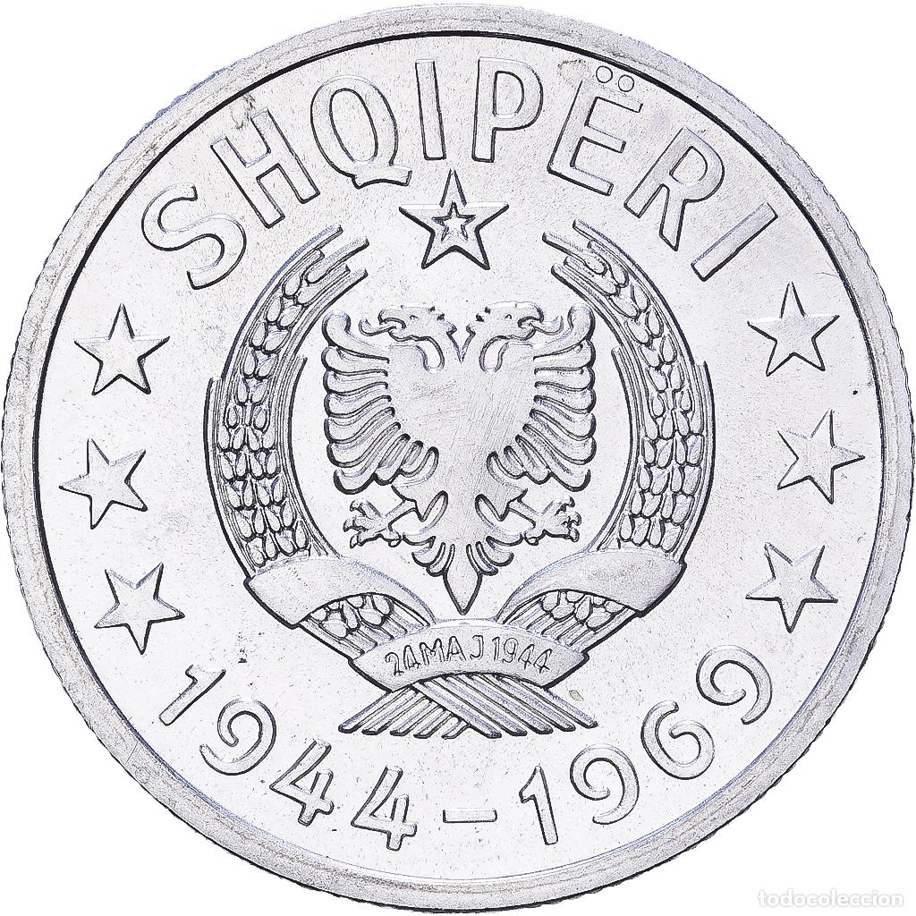 Monedas antiguas de Europa: [#1224600] Albania, 50 Qindarka, 1969, Aluminio, SC+, KM:47