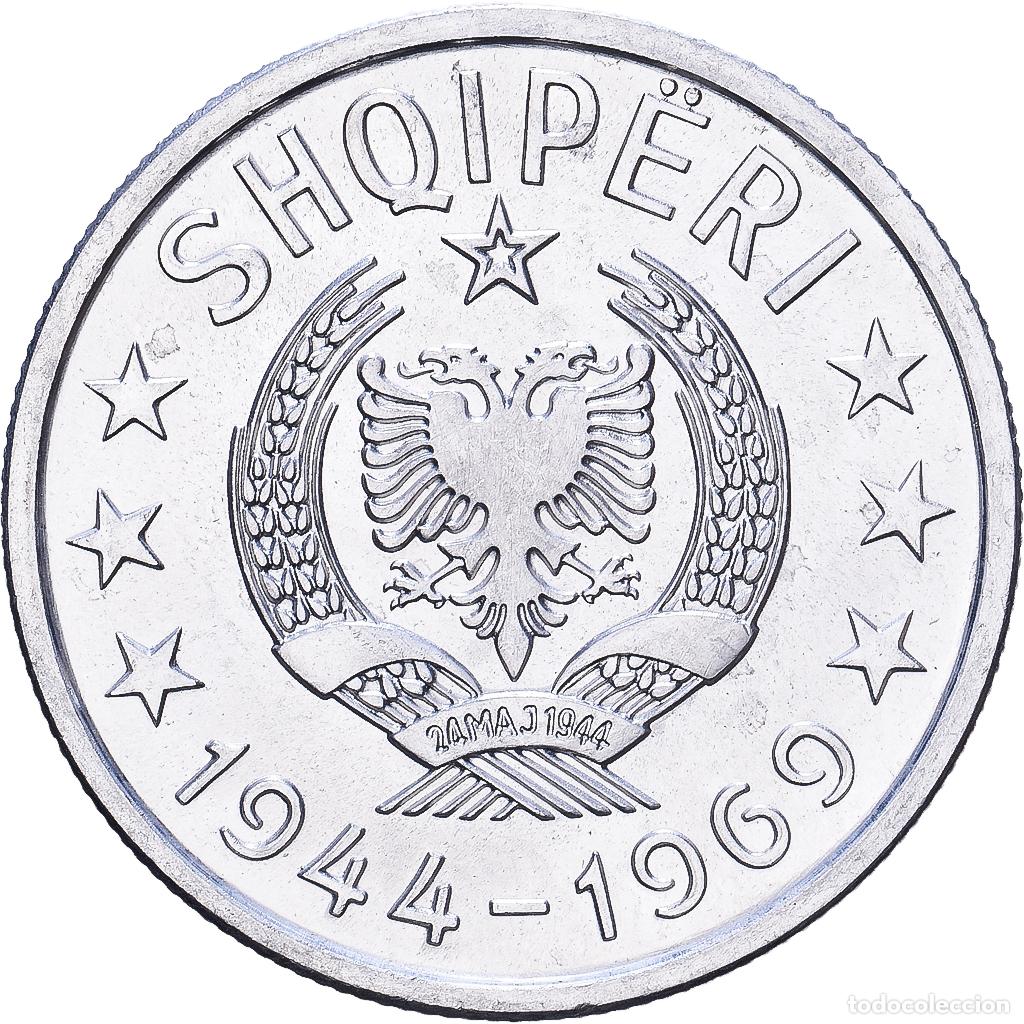 Monedas antiguas de Europa: [#1224601] Albania, Lek, 1969, Aluminio, SC+, KM:48