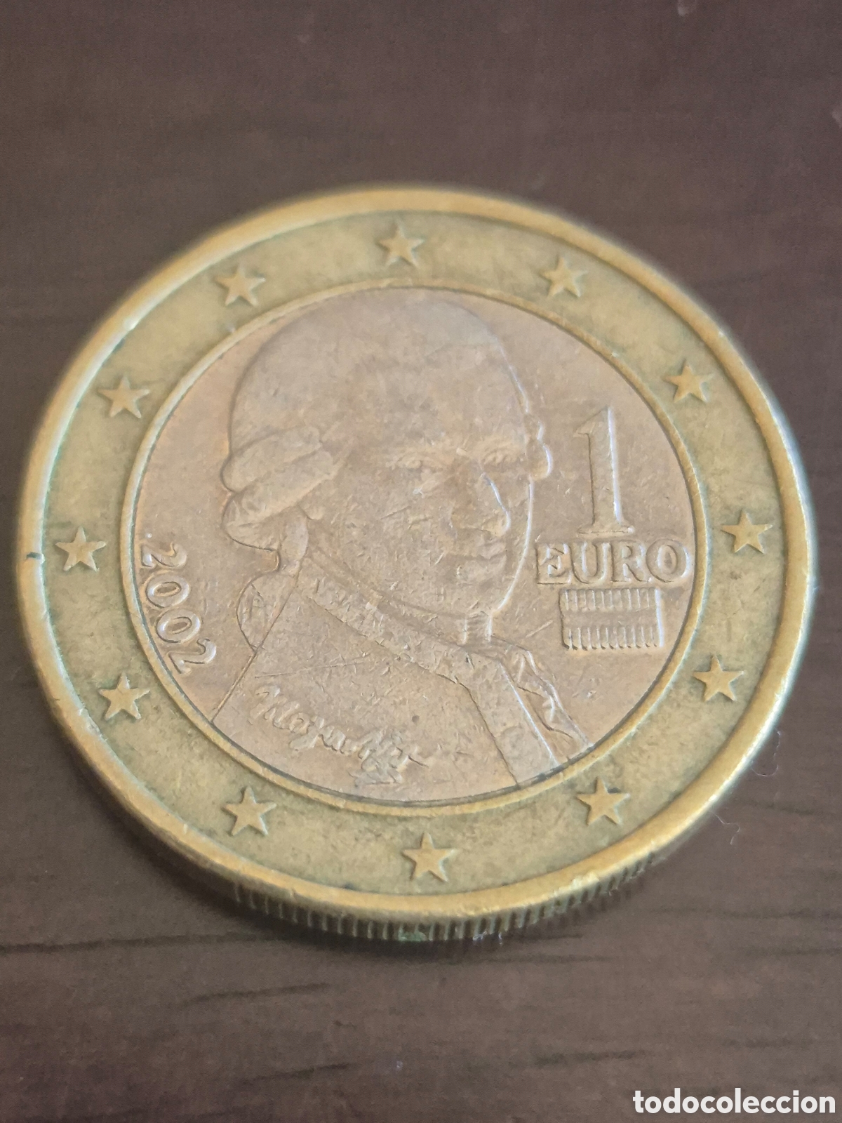 Monedas antiguas de Europa: Moneda de 1&euro; Austria 2002