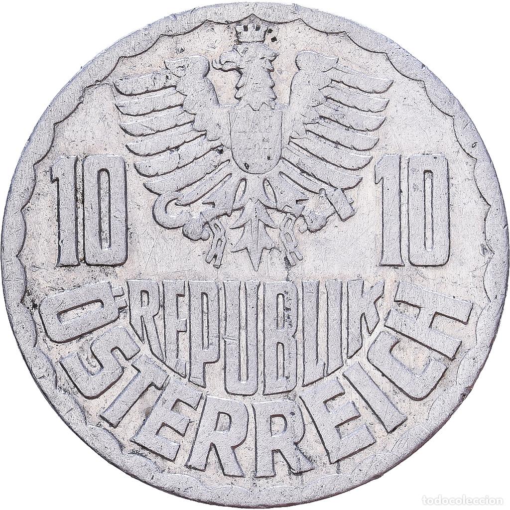 Monedas antiguas de Europa: [#1224610] Austria, 10 Groschen, 1963, Vienna, Aluminio, MBC, KM:2878