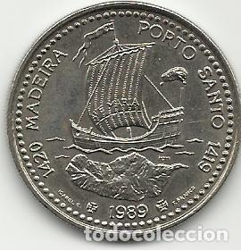 Monedas antiguas de Europa: REBAJAS - PORTUGAL - 100 ESCUDOS - 1989 - MADEIRA-PORTO SANTO - FOTOS