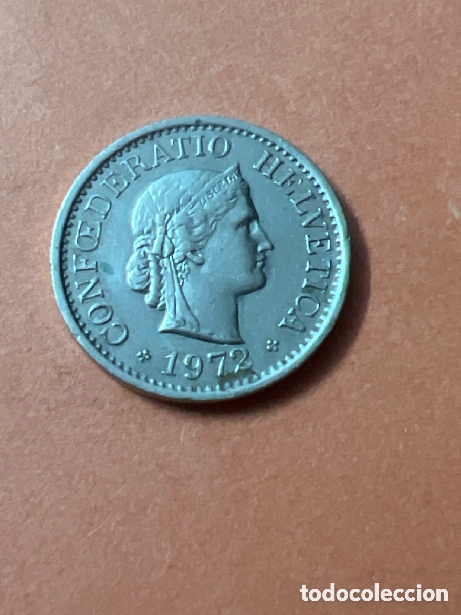 Monedas antiguas de Europa: C8. Moneda 10 Rappen 1972 Suiza