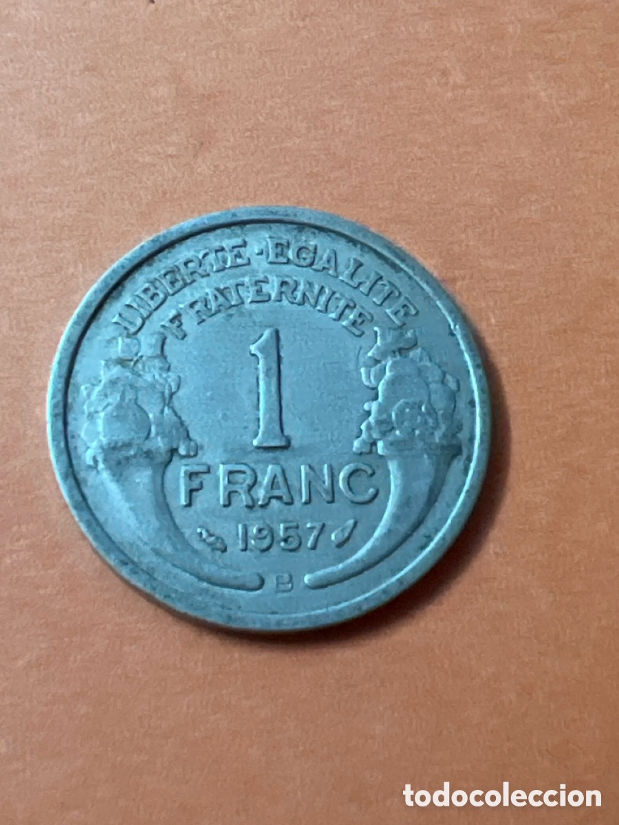 Monedas antiguas de Europa: C276. MONEDA - Francia 1 franco 1957