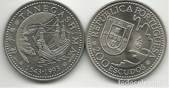 Monedas antiguas de Europa: REBAJAS - PORTUGAL - 200 ESCUDOS - 1993 - DESEMBARQUE TANEGASHIMA - FOTOS