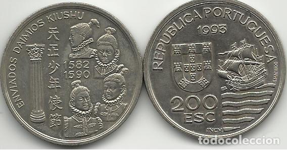 Monedas antiguas de Europa: REBAJAS - PORTUGAL - 200 ESCUDOS - 1993 - OS DAIMIOS KIUSHU (1582-1590) - FOTOS