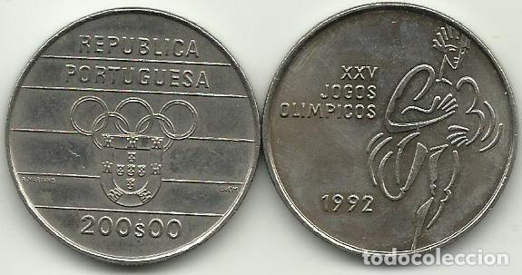 Monedas antiguas de Europa: REBAJAS - PORTUGAL - 200 ESCUDOS - 1992 - XXV JOGOS OLIMPICOS - BARCELONA - FOTOS