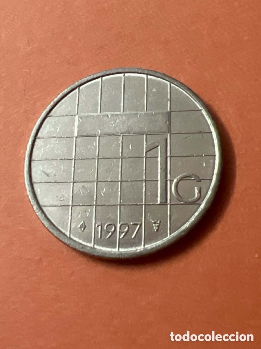 Monedas antiguas de Europa: C298. MONEDA - 1 gulden de Holanda 1997