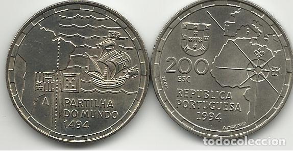 Monedas antiguas de Europa: REBAJAS - PORTUGAL - 200 ESCUDOS - 1994 - A PARTILHA DO MUNDO - FOTOS