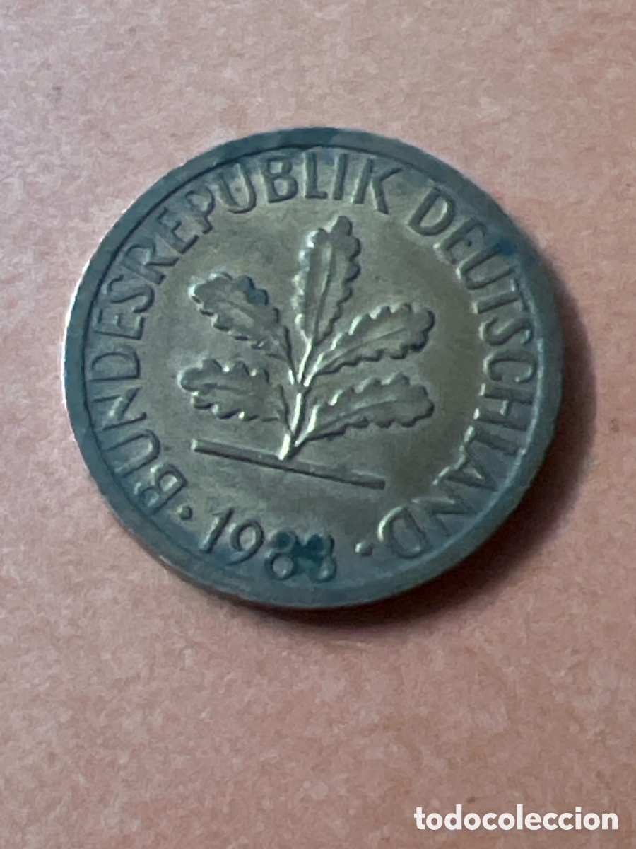 Monedas antiguas de Europa: C639. Moneda 1 pfennig 1988 - Alemania