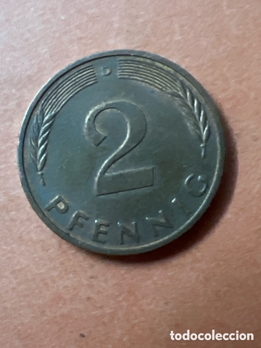 Monedas antiguas de Europa: C511. MONEDA ALEMANIA - 2 PFENNIG 1981
