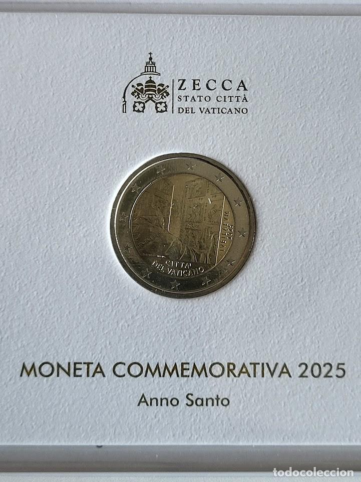 Monedas antiguas de Europa: Cartera 2 euros Vaticano 2025 A&ntilde;o Santo