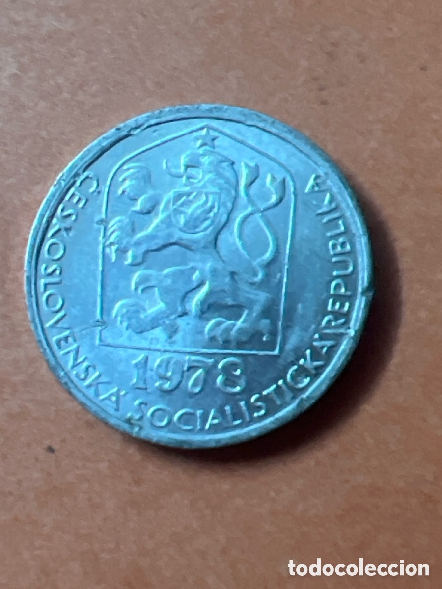Old Coins of Europe: C513. MONEDA - CHECOSLOVAQUIA 10 HALERU 1978