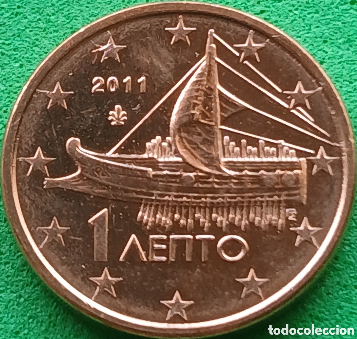 Monedas antiguas de Europa: Grecia 1 c&eacute;ntimo 2011 km#181