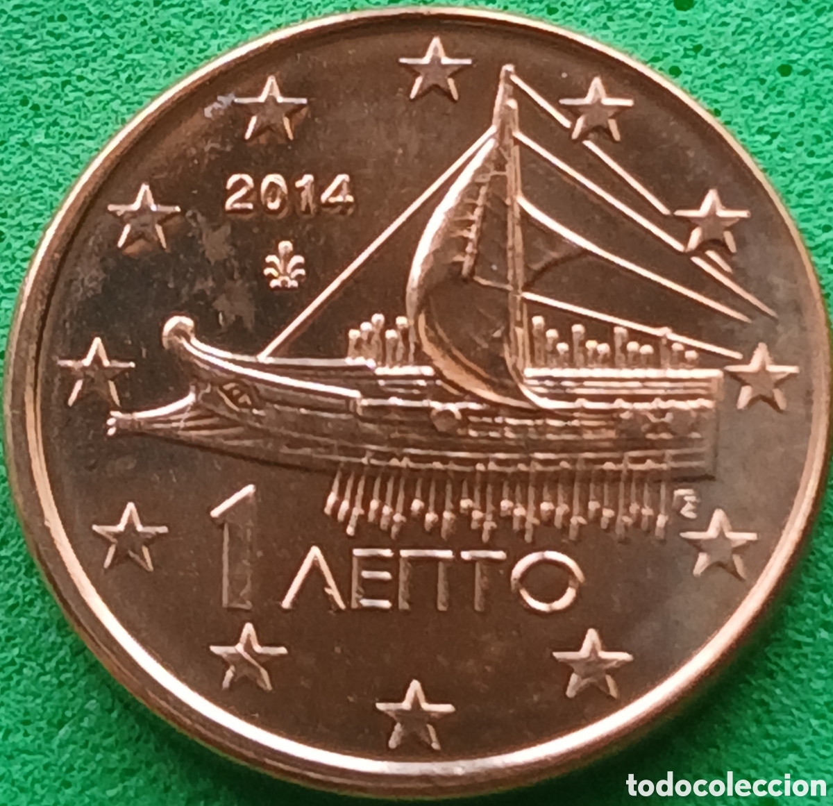 Monedas antiguas de Europa: Grecia 1 c&eacute;ntimo 2014 km#181