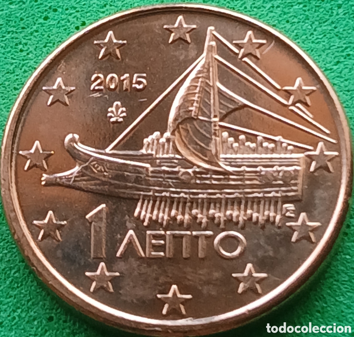 Monedas antiguas de Europa: Grecia 1 c&eacute;ntimo 2015 km#181