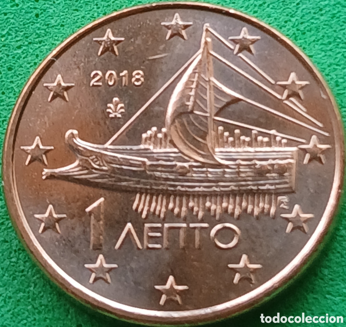 Monedas antiguas de Europa: Grecia 1 c&eacute;ntimo 2018 km#181