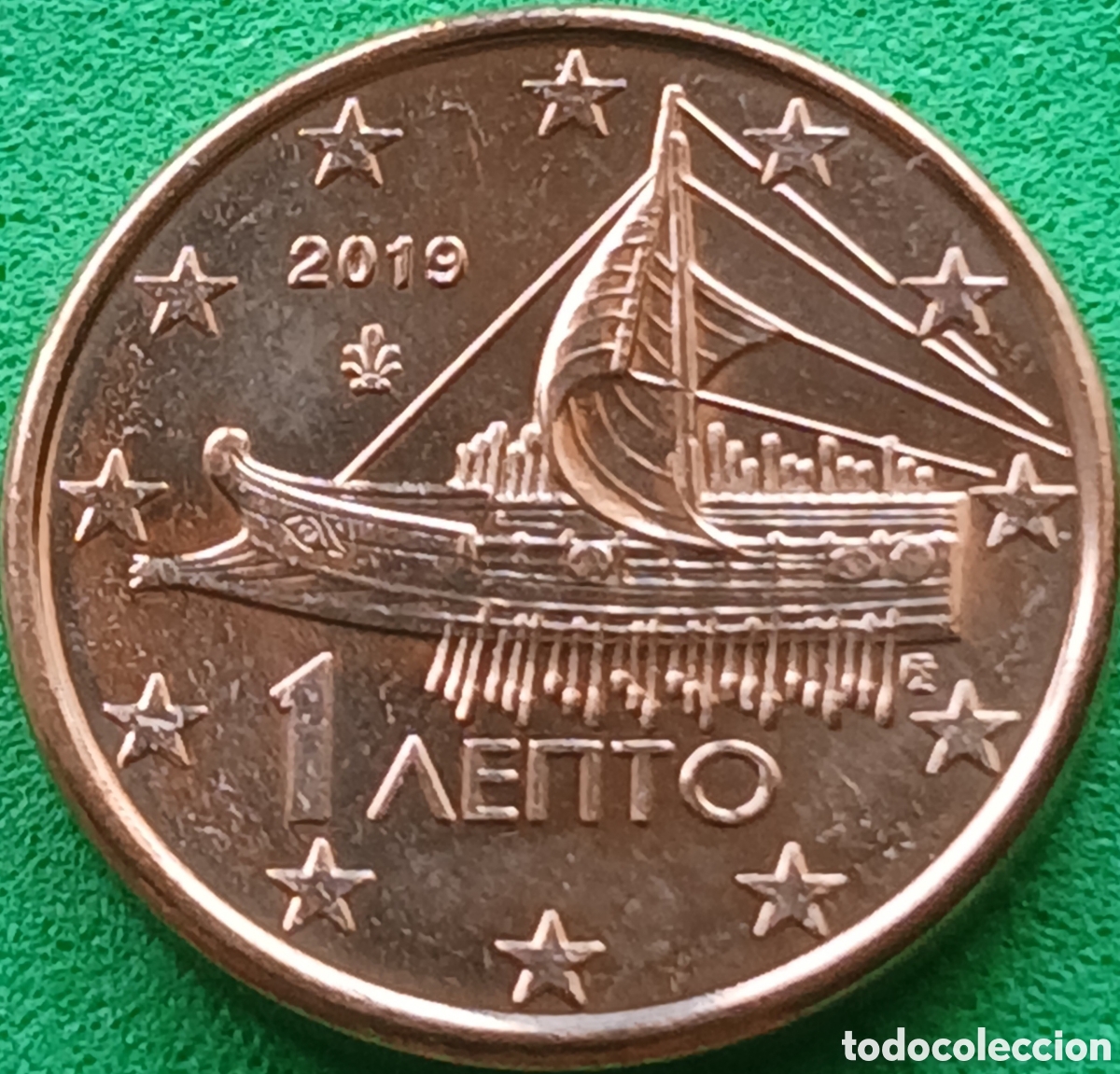 Monedas antiguas de Europa: Grecia 1 c&eacute;ntimo 2019 km#181