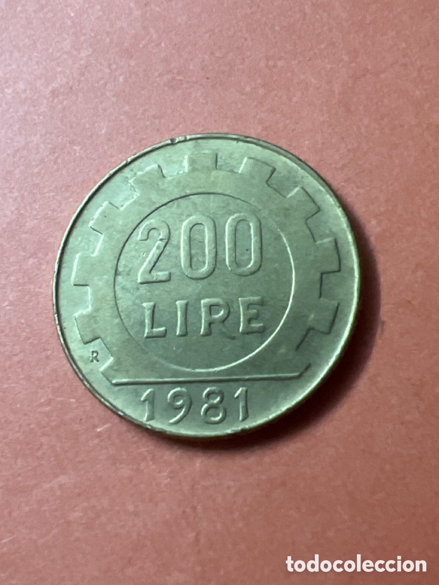 Monedas antiguas de Europa: C548. MONEDA - ITALIA 200 LIRAS 1981