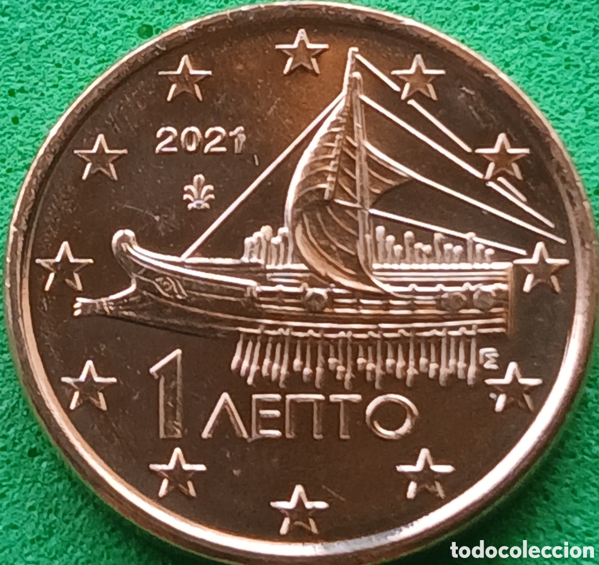 Monedas antiguas de Europa: Grecia 1 c&eacute;ntimo 2021 km#181