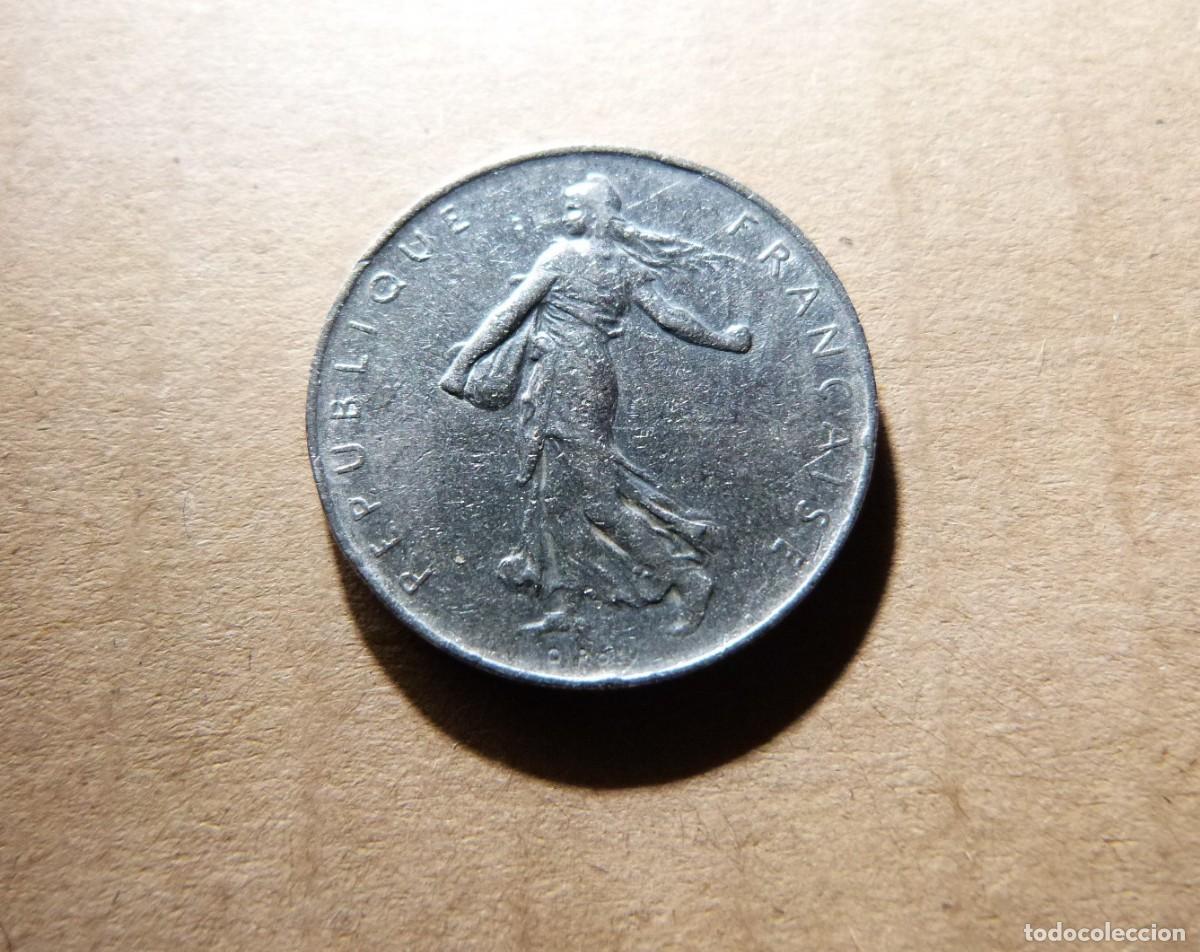 Monedas antiguas de Europa: Moneda un Franco Francia 1 Franc Republique Fran&ccedil;aise 1967