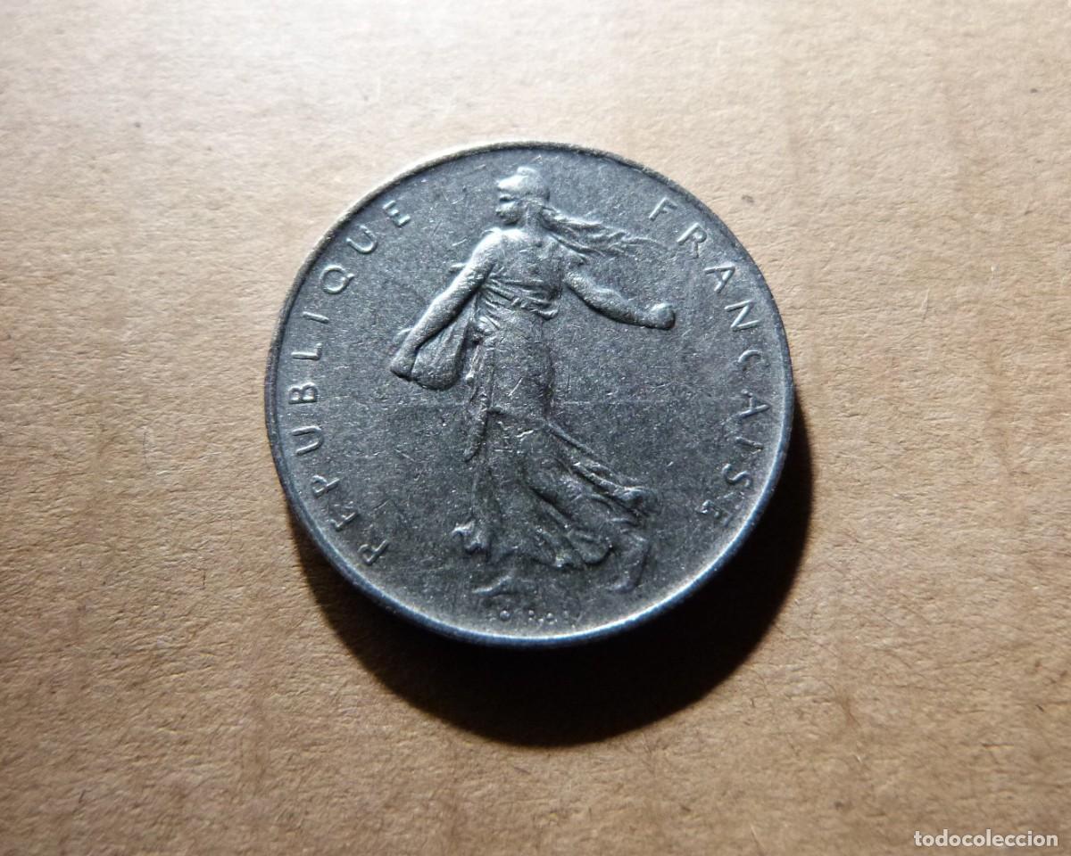 Monedas antiguas de Europa: Moneda un Franco Francia 1 Franc Republique Fran&ccedil;aise 1969