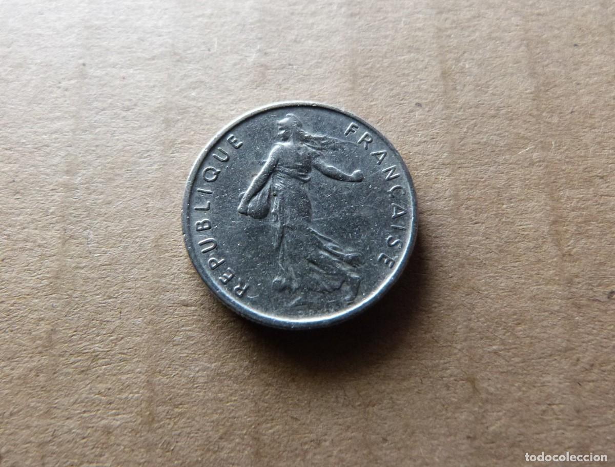 Monedas antiguas de Europa: Moneda medio Franco Francia 1/2 Franc Republique Fran&ccedil;aise 1966