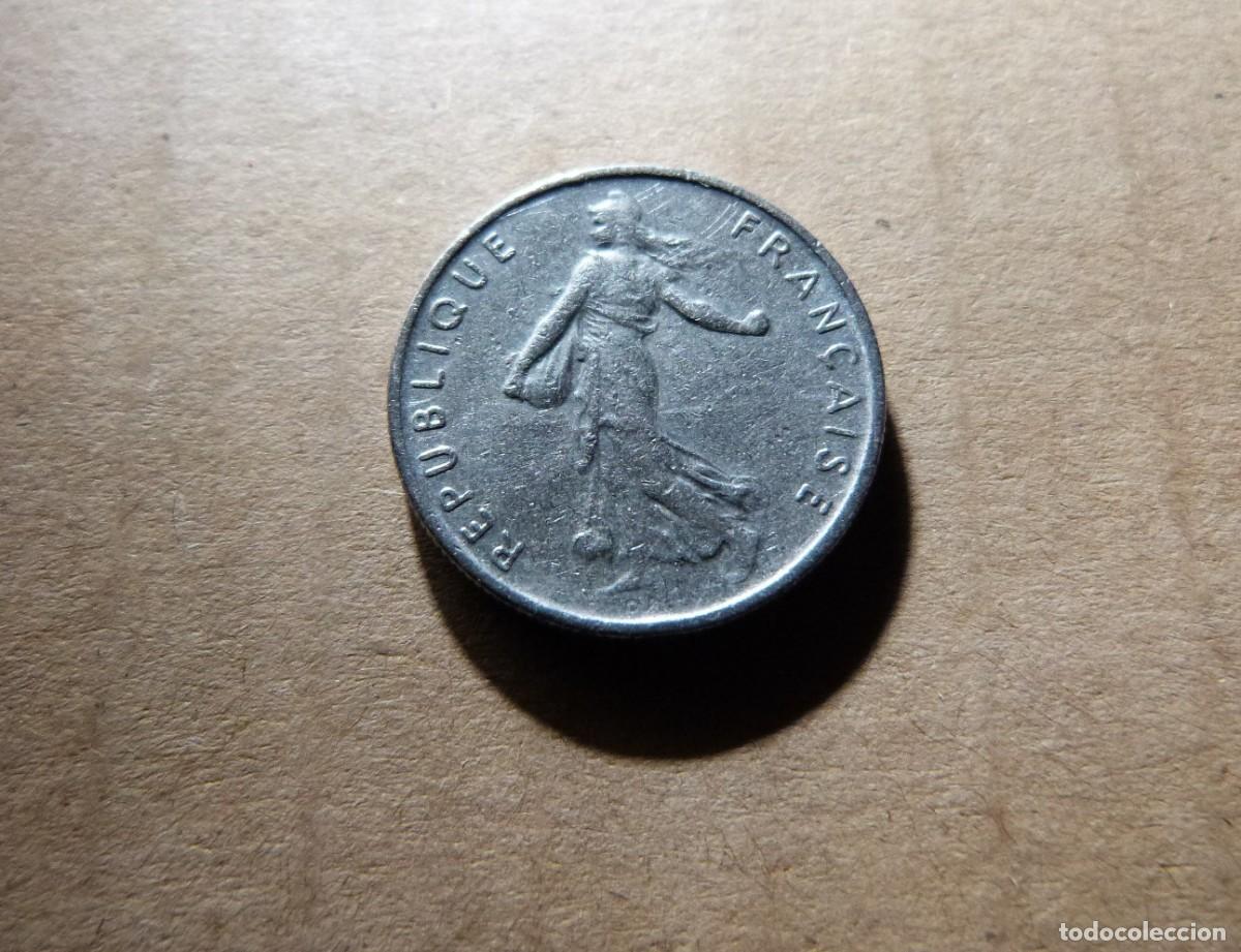 Monedas antiguas de Europa: Moneda medio Franco Francia 1/2 Franc Republique Fran&ccedil;aise 1967