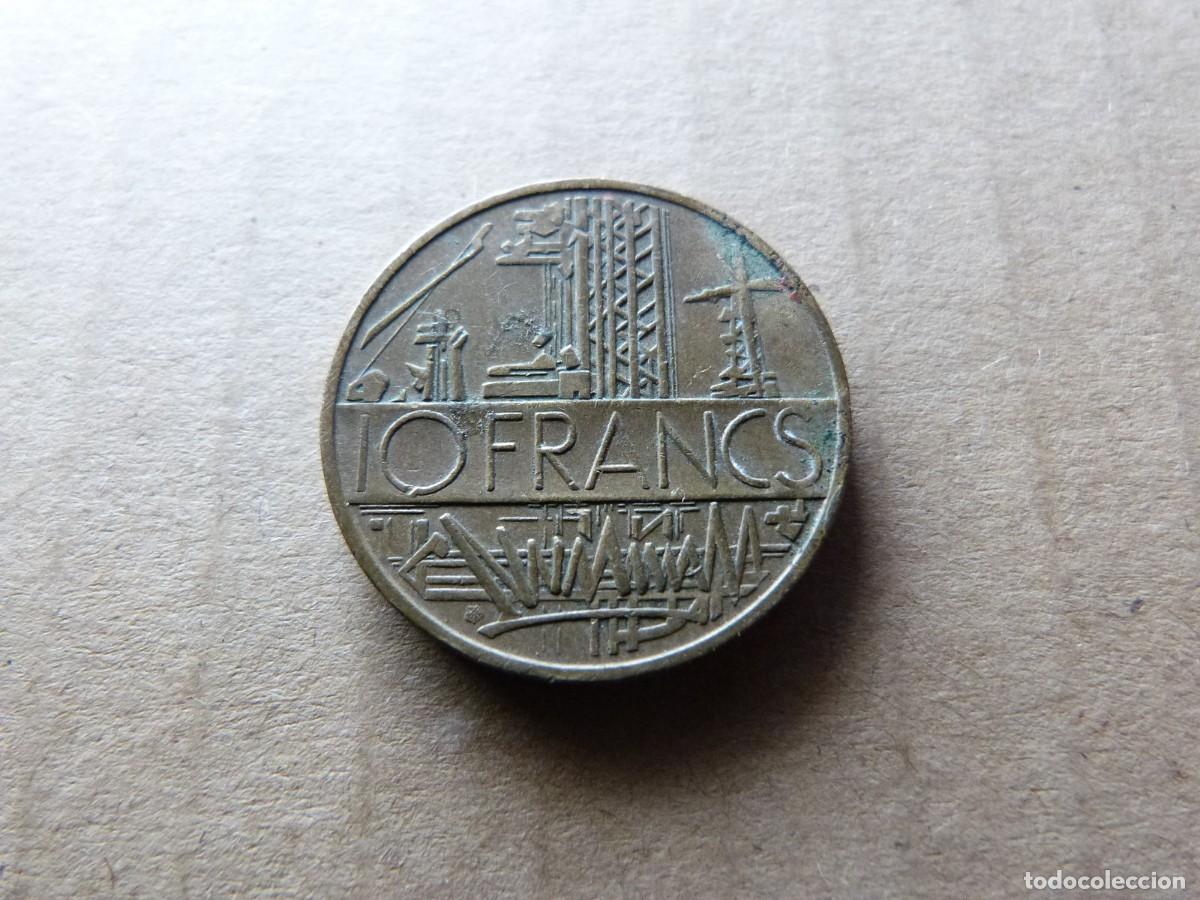 Monedas antiguas de Europa: Moneda diez Francos Francia 10 Francs Republique Fran&ccedil;aise 1980