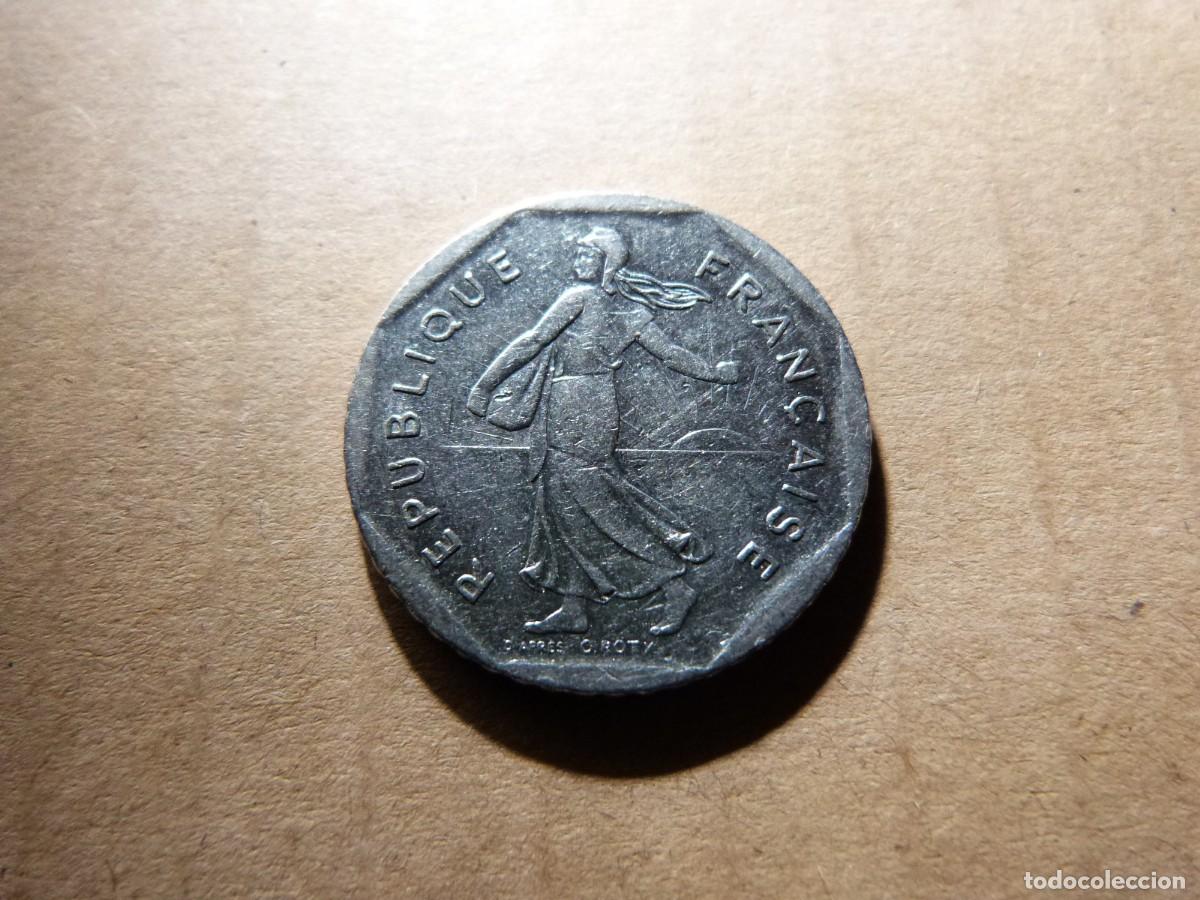 Monedas antiguas de Europa: Moneda dos Francos Francia 2 Francs Republique Fran&ccedil;aise 1979