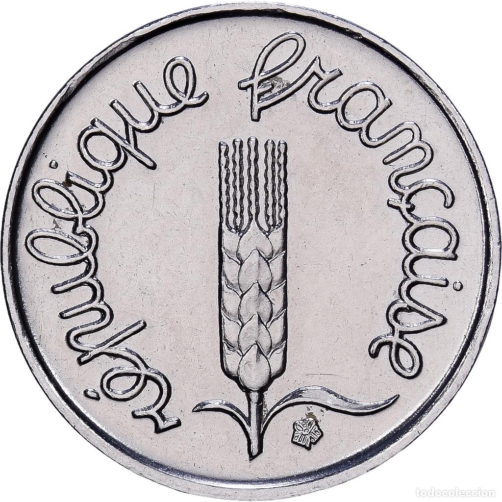Monedas antiguas de Europa: [#1545836] Francia, 1 Centime, &Eacute;pi, 1966, MDP, Acero inoxidable, FDC, Gadoury:91