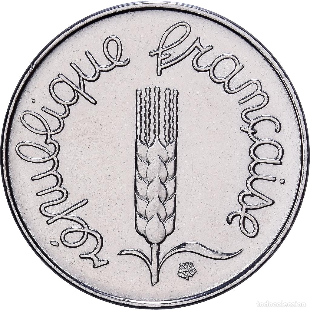 Monedas antiguas de Europa: [#1545844] Francia, 1 Centime, &Eacute;pi, 1975, MDP, Acero inoxidable, FDC, Gadoury:91