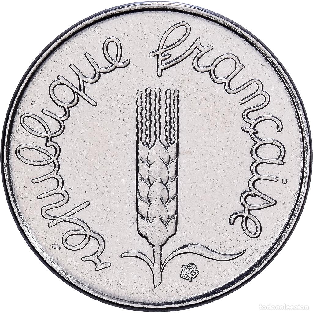 Monedas antiguas de Europa: [#1545845] Francia, 1 Centime, &Eacute;pi, 1976, MDP, Acero inoxidable, FDC, Gadoury:91