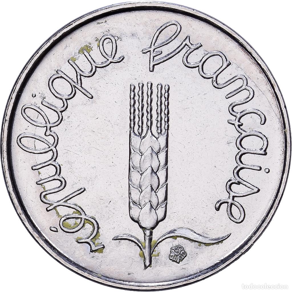 Monedas antiguas de Europa: [#1545804] Francia, 1 Centime, &Eacute;pi, 1998, MDP, S&eacute;rie BU, Acero inoxidable, FDC