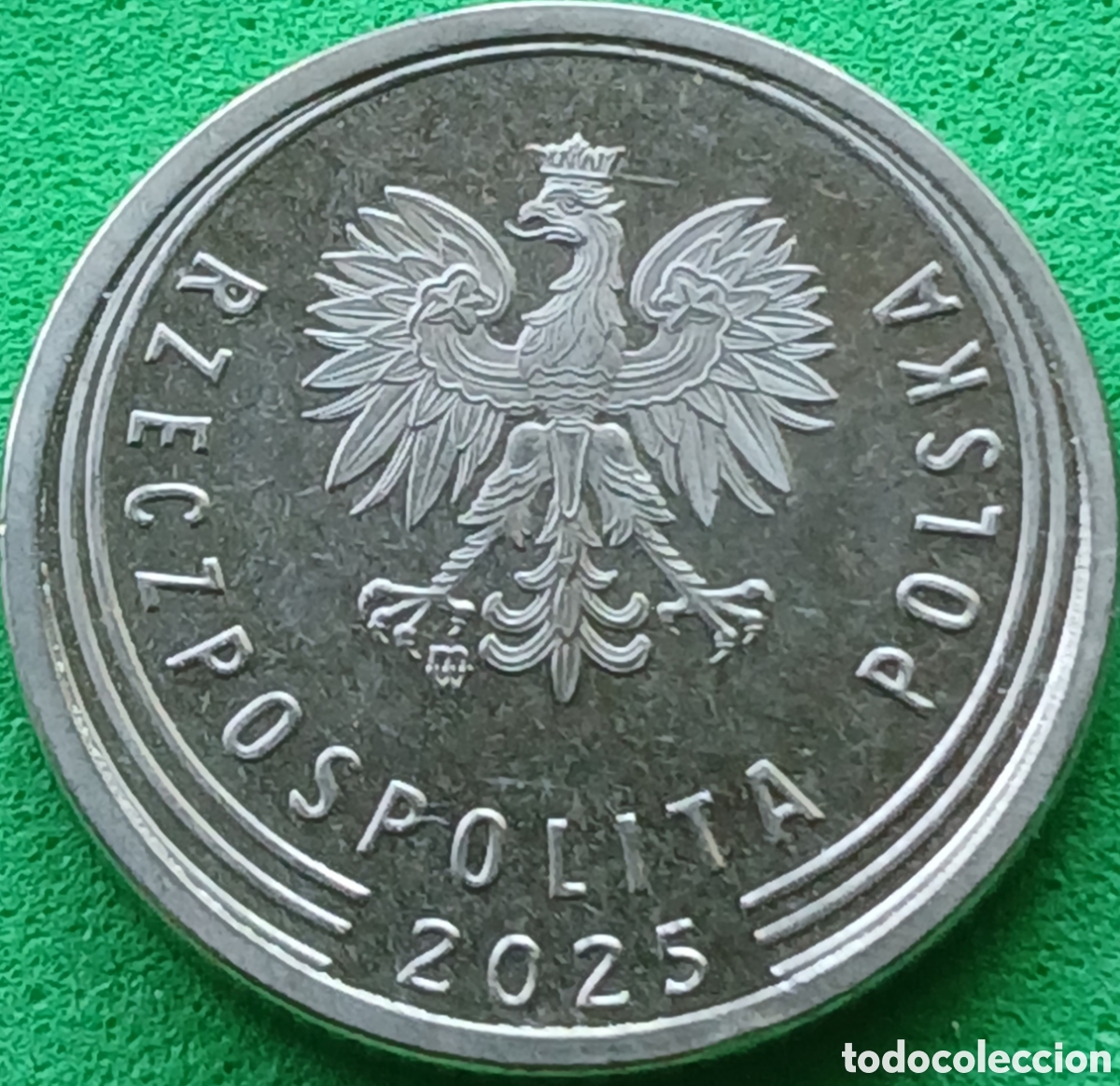 Monedas antiguas de Europa: Polonia 20 groszy 2025 UC#7 poco com&uacute;n