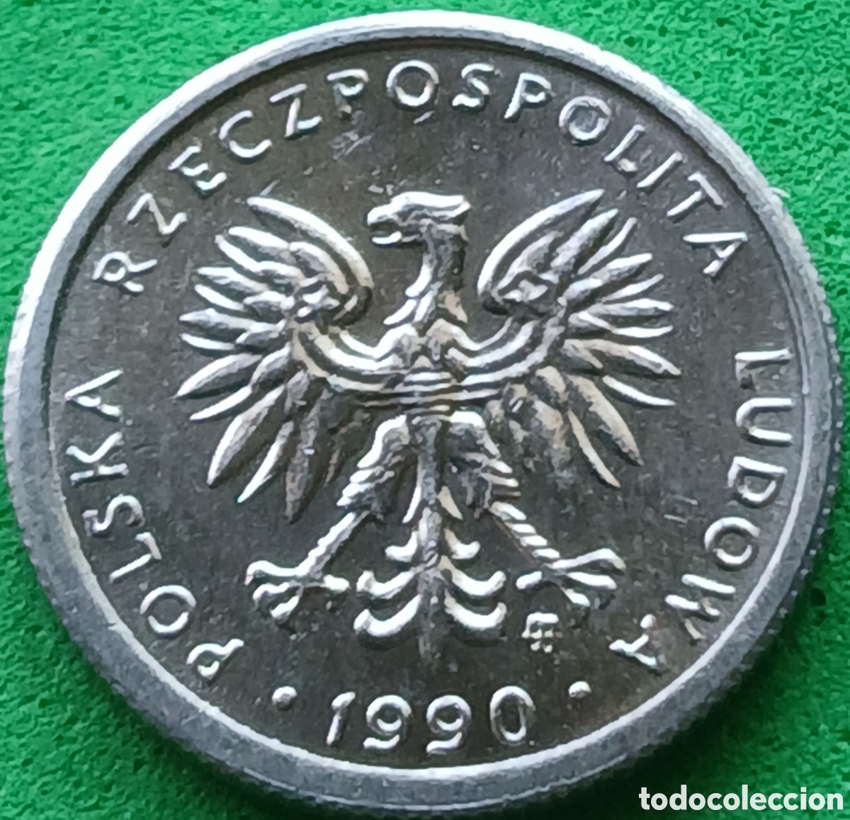 Monedas antiguas de Europa: Polonia 1 zloty 1990 Y#49.3