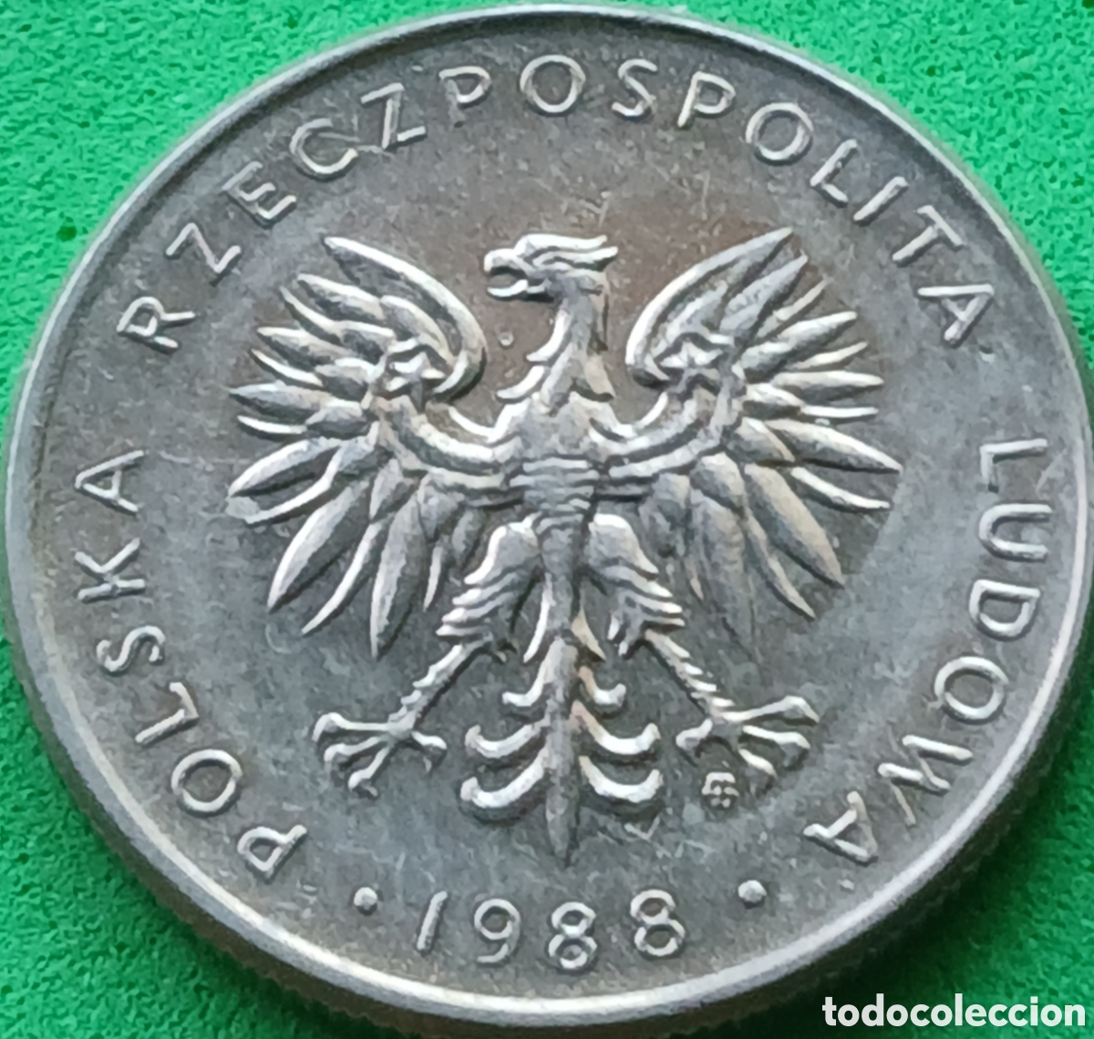 Monedas antiguas de Europa: Polonia 10 zlotych 1988 Y#152.1
