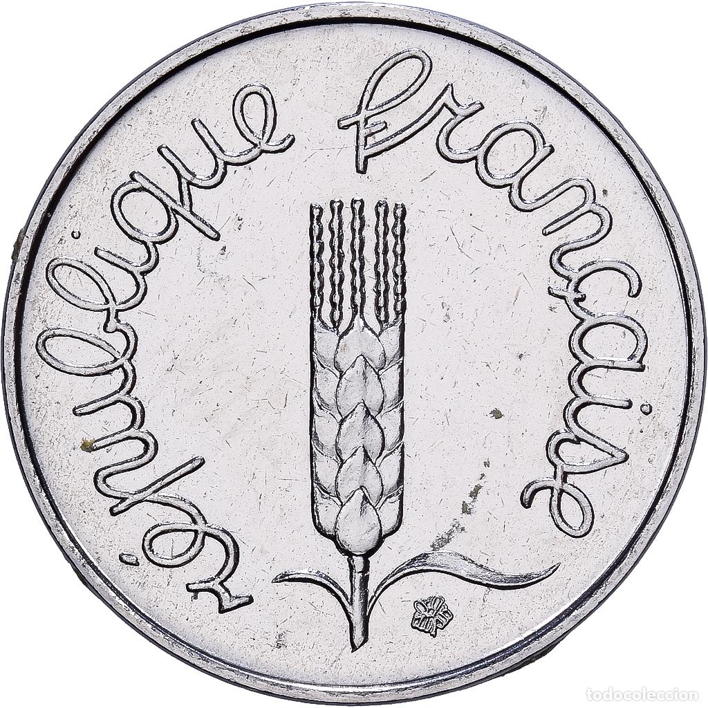 Monedas antiguas de Europa: [#1545849] Francia, 1 Centime, &Eacute;pi, 1980, MDP, Acero inoxidable, FDC, Gadoury:91