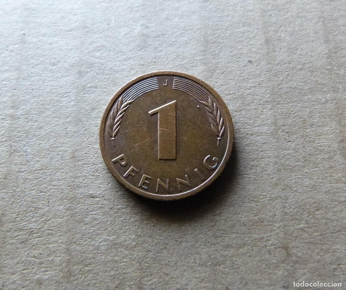 Monedas antiguas de Europa: Moneda de 1 un Penique 1 Pfennig Bundesrepublik Deutschland A&ntilde;o 1981 Republica Federal Alemania