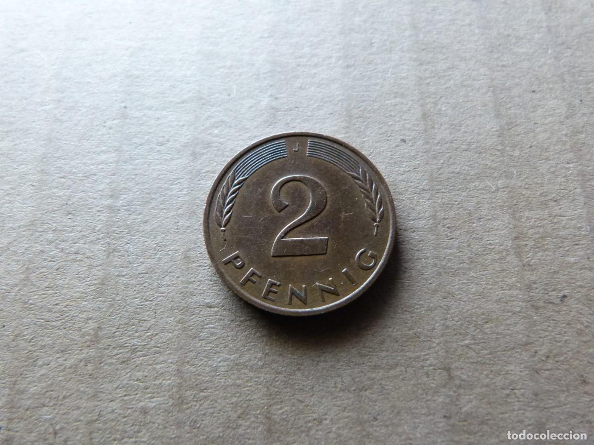 Monedas antiguas de Europa: Moneda de 2 dos Peniques 2 Pfennig Bundesrepublik Deutschland A&ntilde;o 1978 Republica Federal Alemania
