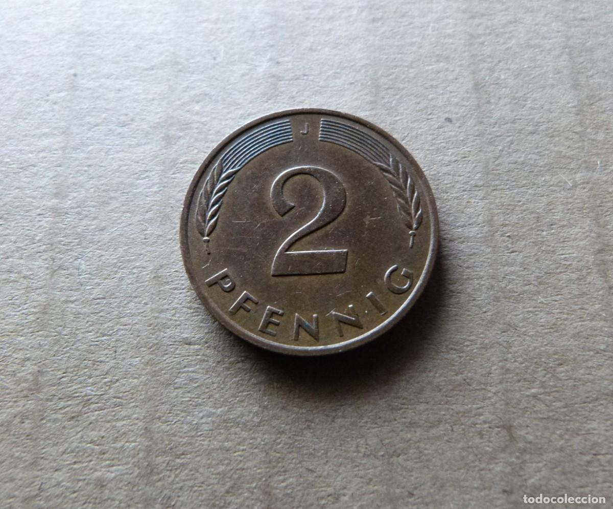 Monedas antiguas de Europa: Moneda de 2 dos Peniques 2 Pfennig Bundesrepublik Deutschland A&ntilde;o 1978 Republica Federal Alemania