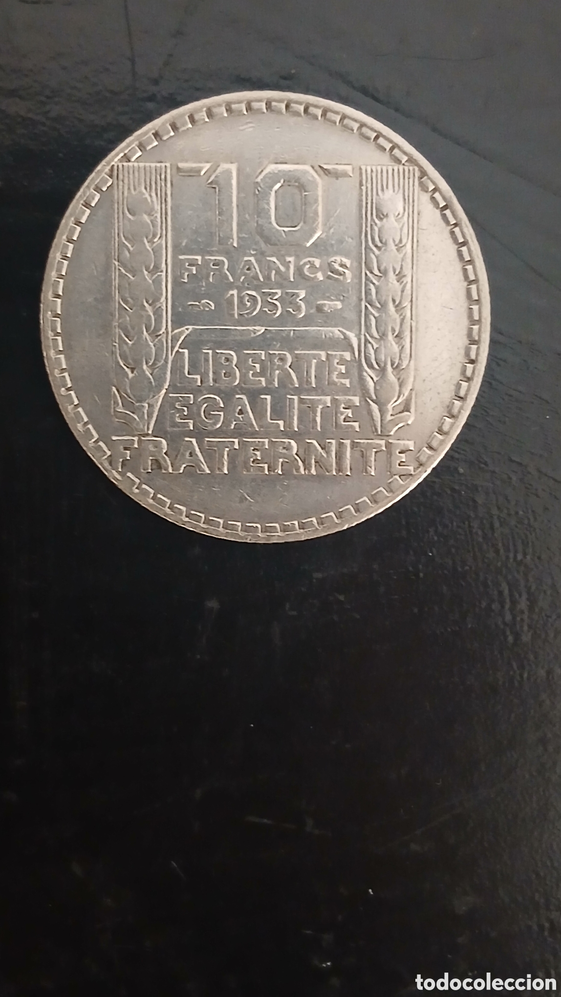 Monedas antiguas de Europa: FRANCIA. 10 FRANCOS.1933.PLATA
