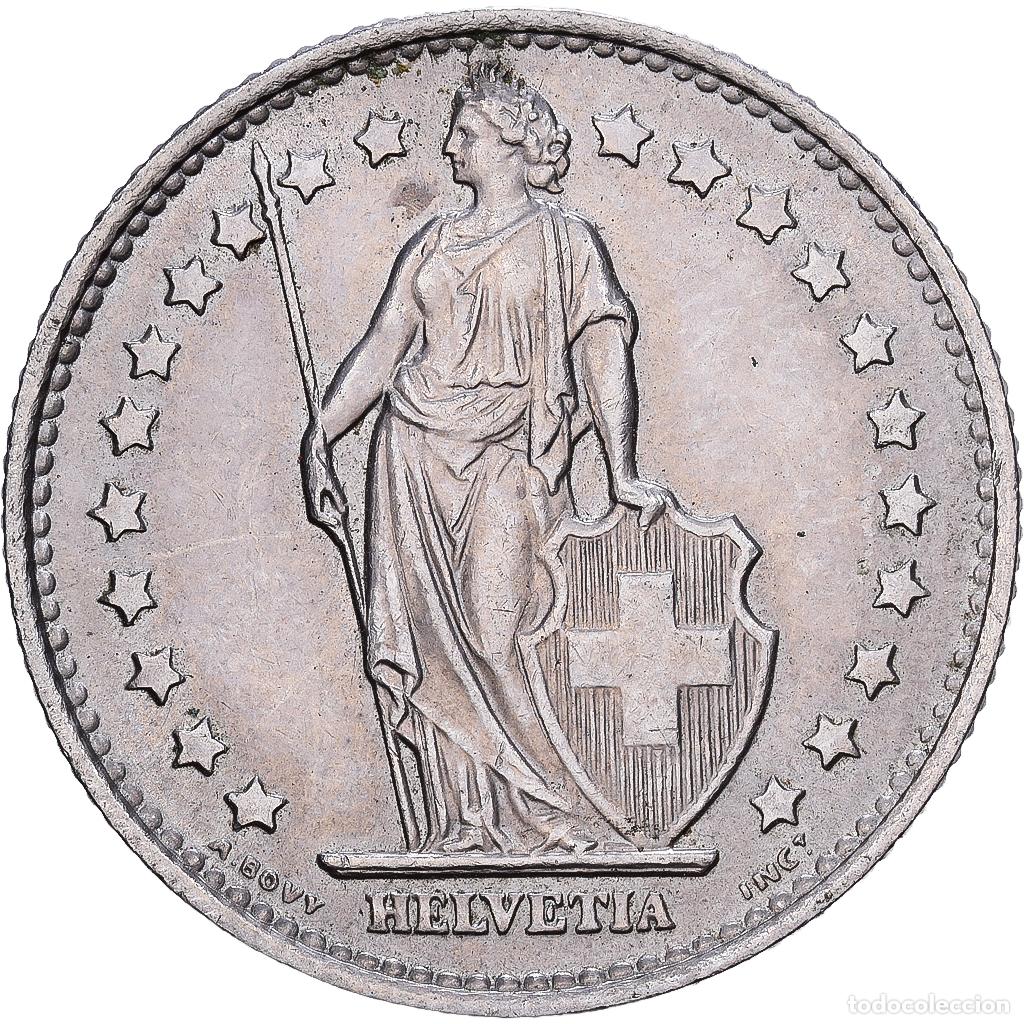 Monedas antiguas de Europa: [#1545858] Suiza, 1 Franc, Helvetia, 1968, Bern, Cupronickel, EBC, KM:24a