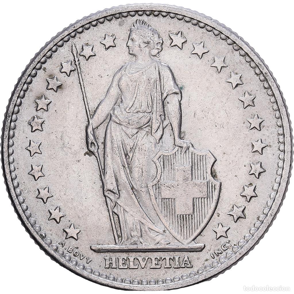 Monedas antiguas de Europa: [#1545861] Suiza, 2 Francs, Helvetia, 1968, Bern, Cupronickel, EBC, KM:21a