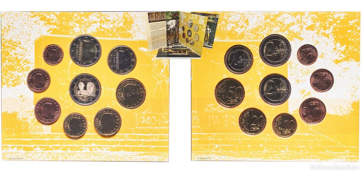 Monedas antiguas de Europa: Luxembourg 2021 Euro Set with 9 coins - Henri I (Grand Duke Jean - hologram version) BU