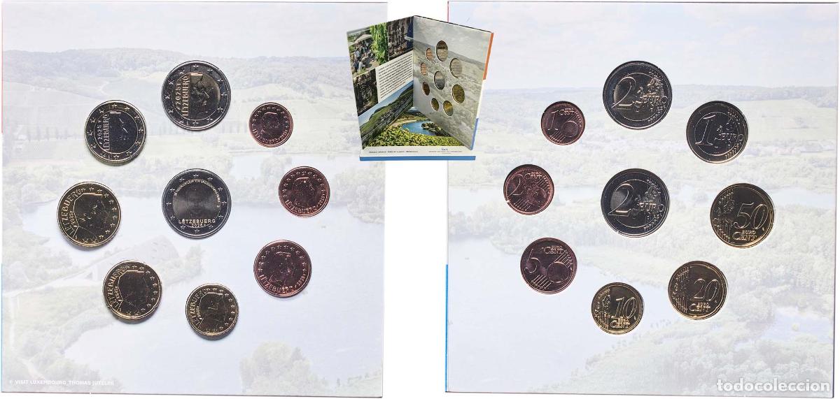 Monedas antiguas de Europa: Luxembourg 2025 Euro Set with 9 coins- Henri I (25 years of Grand Duke Henri on the throne - Hologr