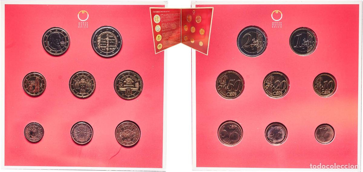 Monedas antiguas de Europa: Austria Second Republic 2005 Euro Set with 8 coins (Austrian State Treaty) BU